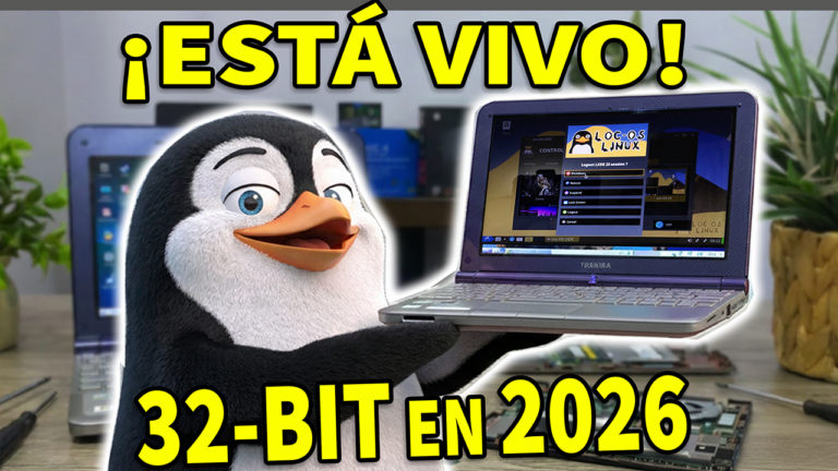 ¿Tiene sentido usar una Netbook de 32 bits en 2026? Probamos Loc-OS 23 en una Toshiba NB205