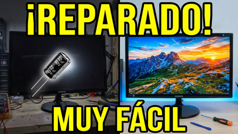 Cómo Reparar un Monitor o TV que Parpadea y no Enciende (Paso a Paso)