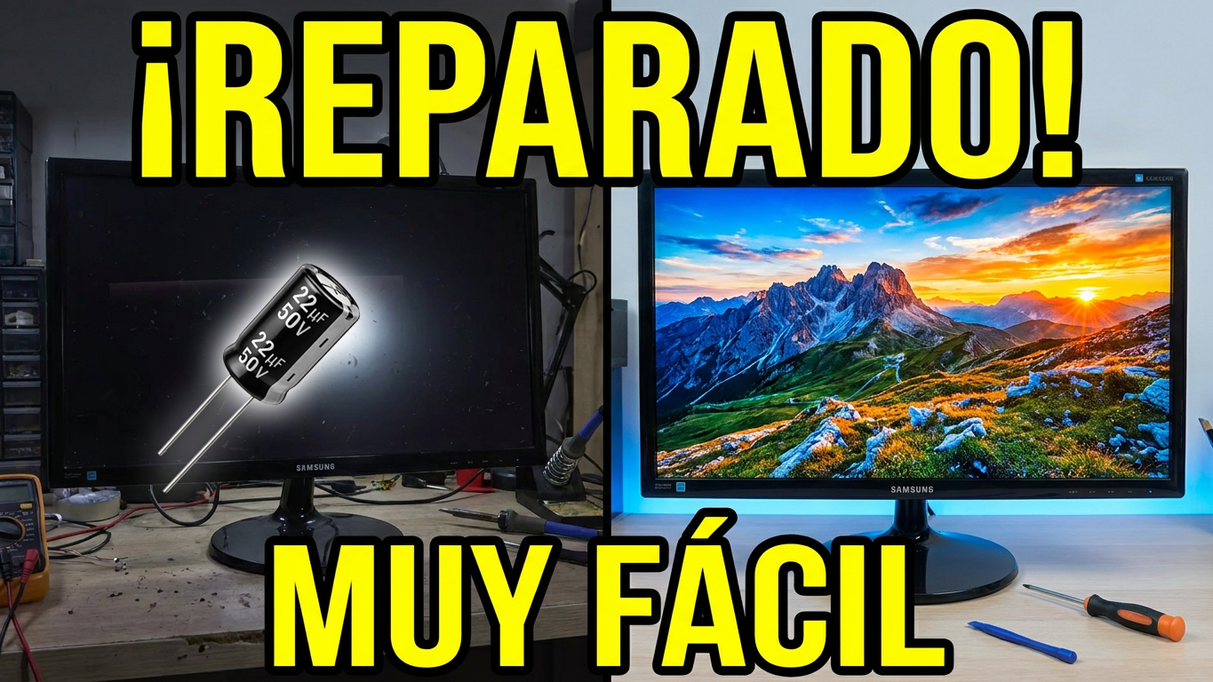 En este momento estás viendo Cómo Reparar un Monitor o TV que Parpadea y no Enciende (Paso a Paso)