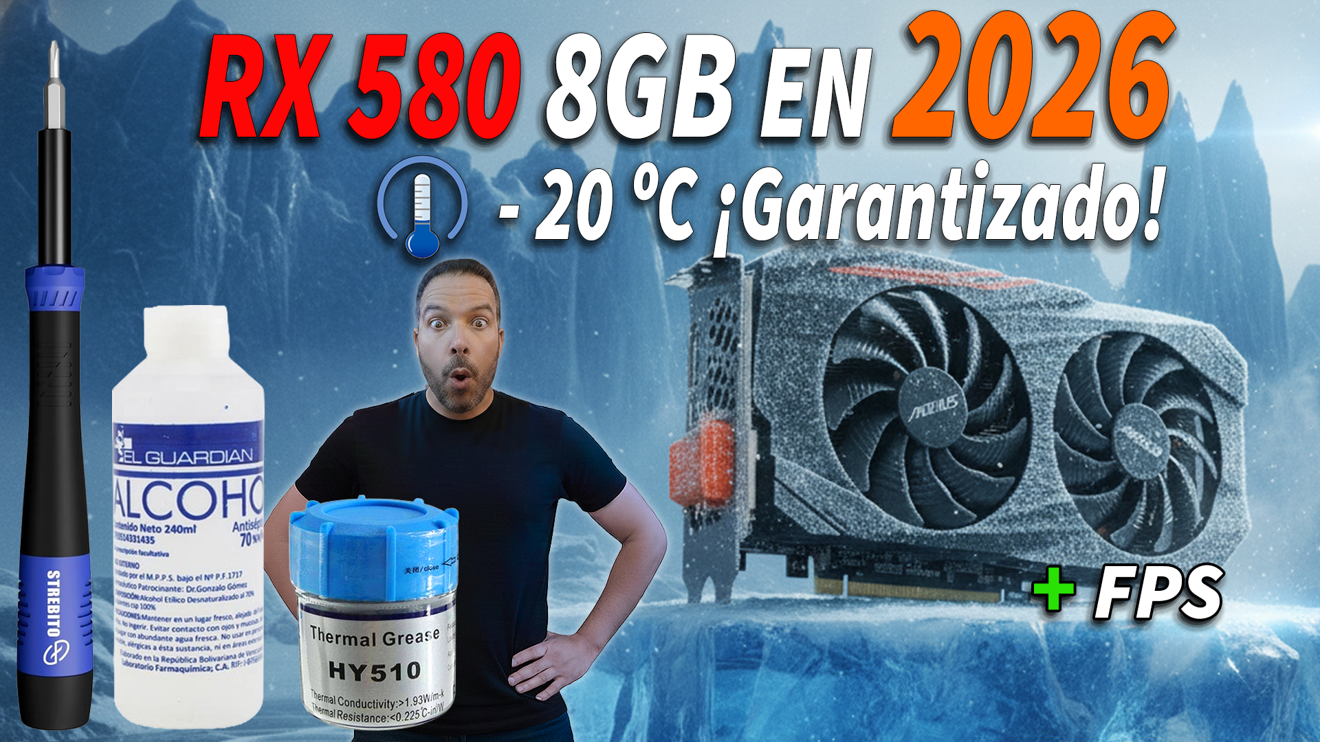 Lee más sobre el artículo Mantenimiento Paso a Paso de tarjeta de video RX580 + FPS